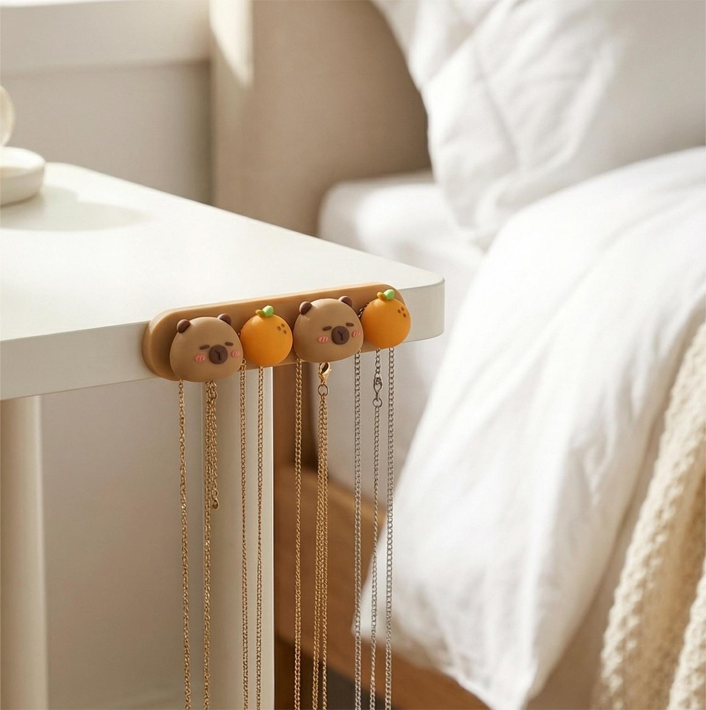 Cute Capybara Desktop Cable Organizer